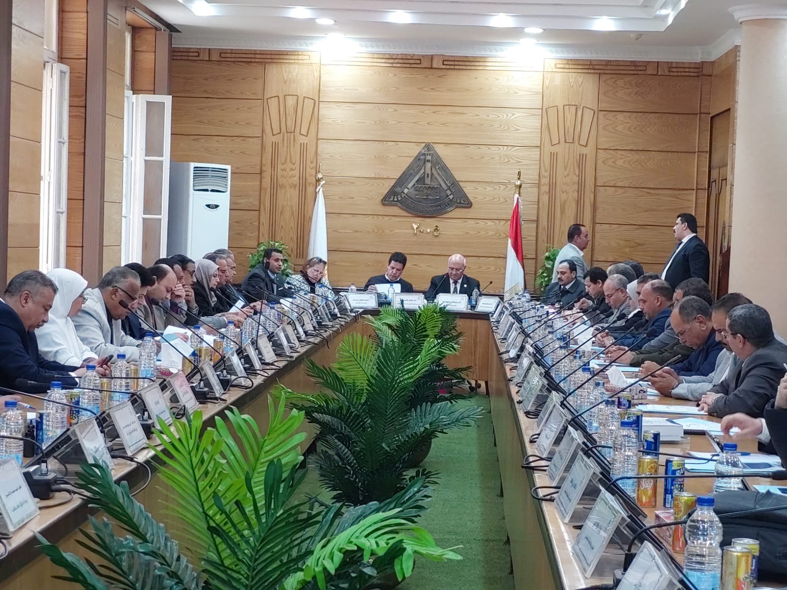 مجلس جامعة بنها يعتمد تدشين الخطة الإستراتيجية   والخطة البحثية للجامعة 2023 – 2030