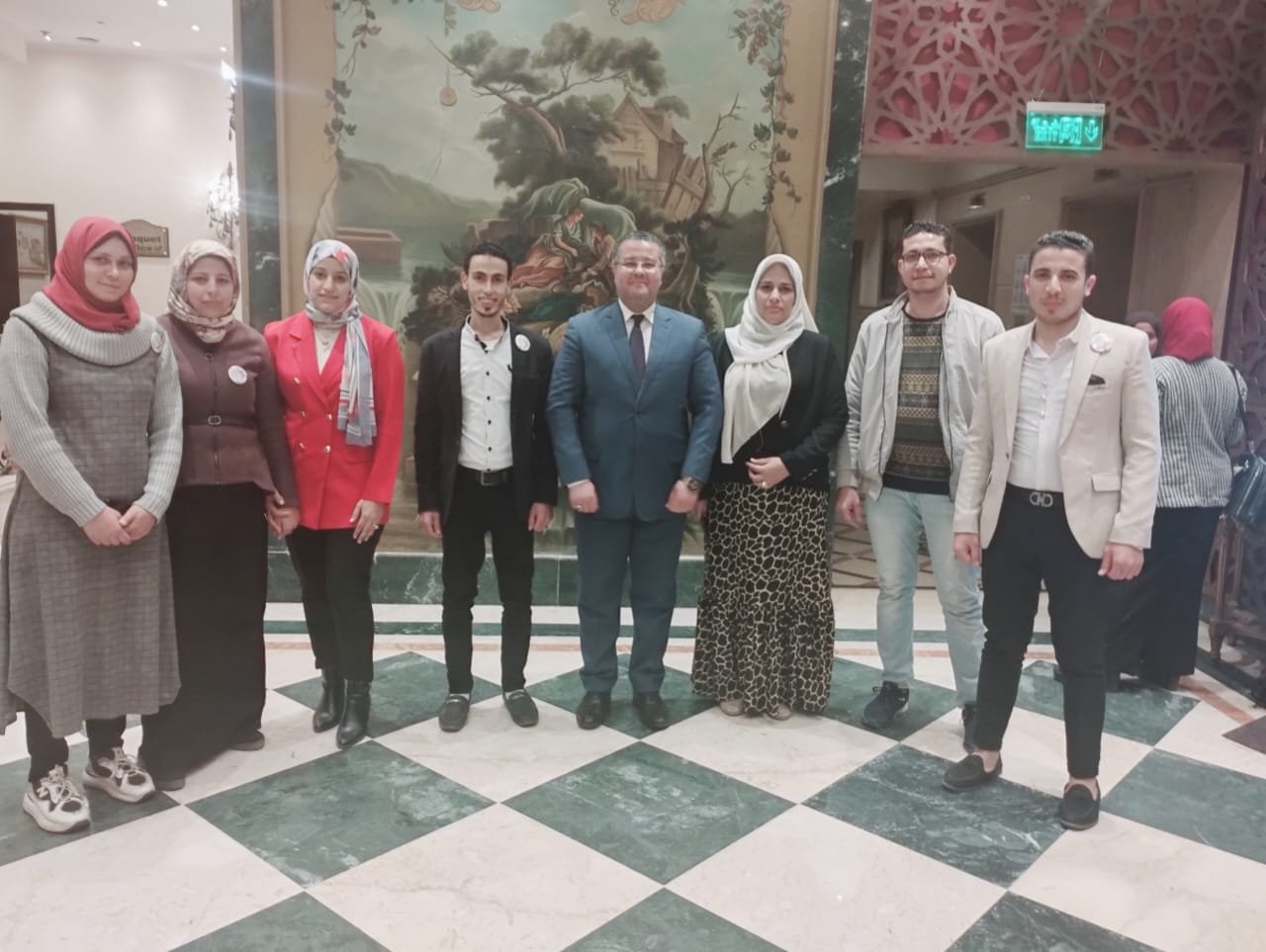 مستشفي بنها الجامعي تفوز علي المركز الاول في مكافحه العدوي علي مستوي الجامعات المصرية