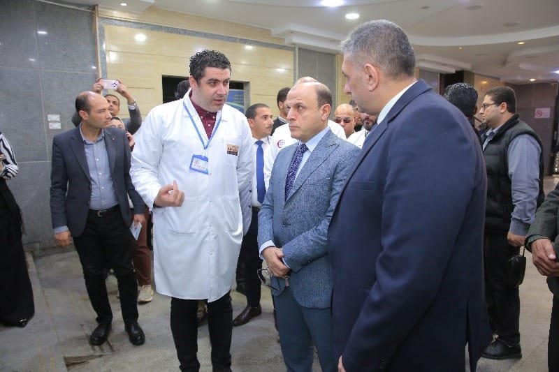 محافظ كفرالشيخ يتفقد مستشفى فوه بكفر الشيخ للتأمين الصحي بقوة 300 سريرًا