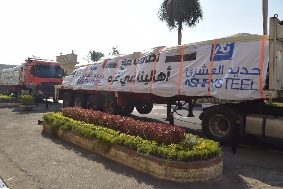 تنفيذًا لتوجهات القيادة السياسية و بمشاركة أيمن العشري.. محافظ القاهرة يطلق قافلة الخير لمساعدة أهالي غزة
