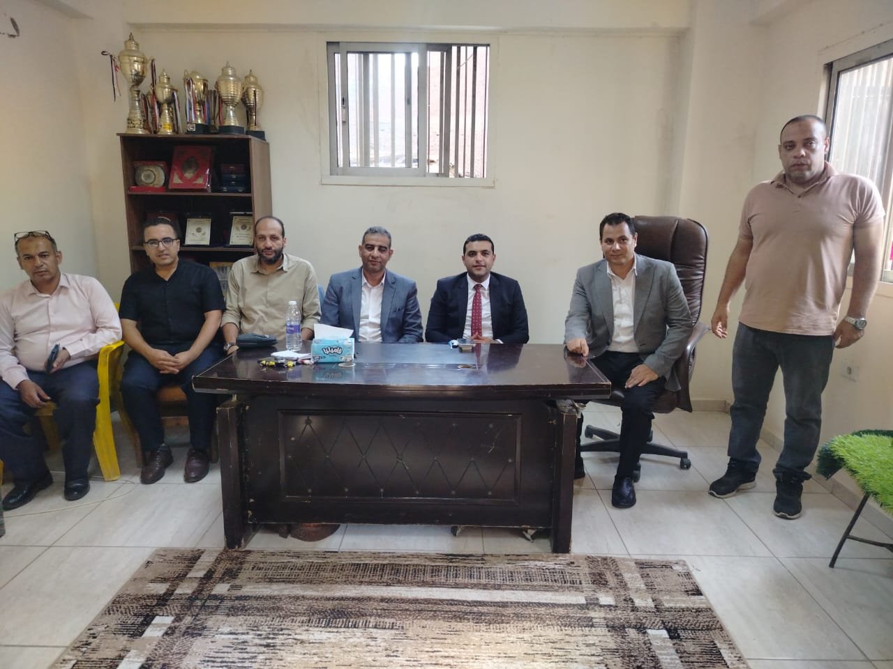 فرماوي  يتفقد أعمال انعقاد الجمعية العمومية بنادى مسطرد الرياضى