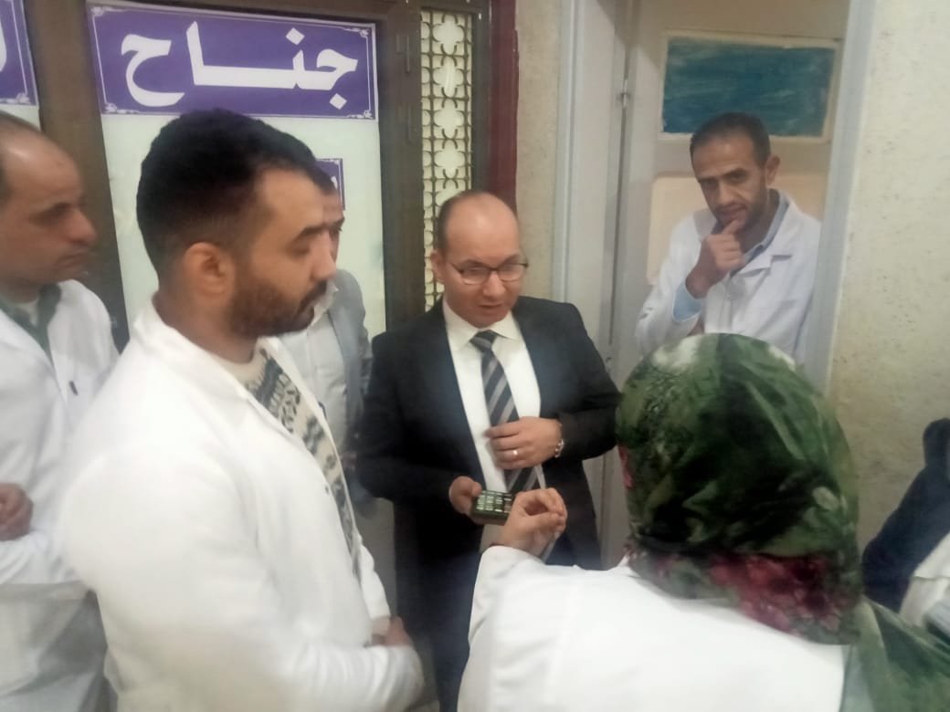 وكيل صحة الدقهلية يتفقد مستشفى جمصة المركزي ويشيد بالخدمات