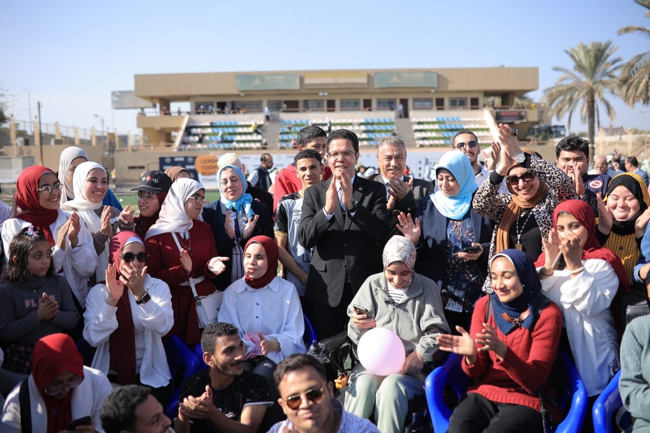 رئيس جامعة بنها يشهد احتفالية الجامعة باليوم العالمي للأشخاص ذوي الإعاقة