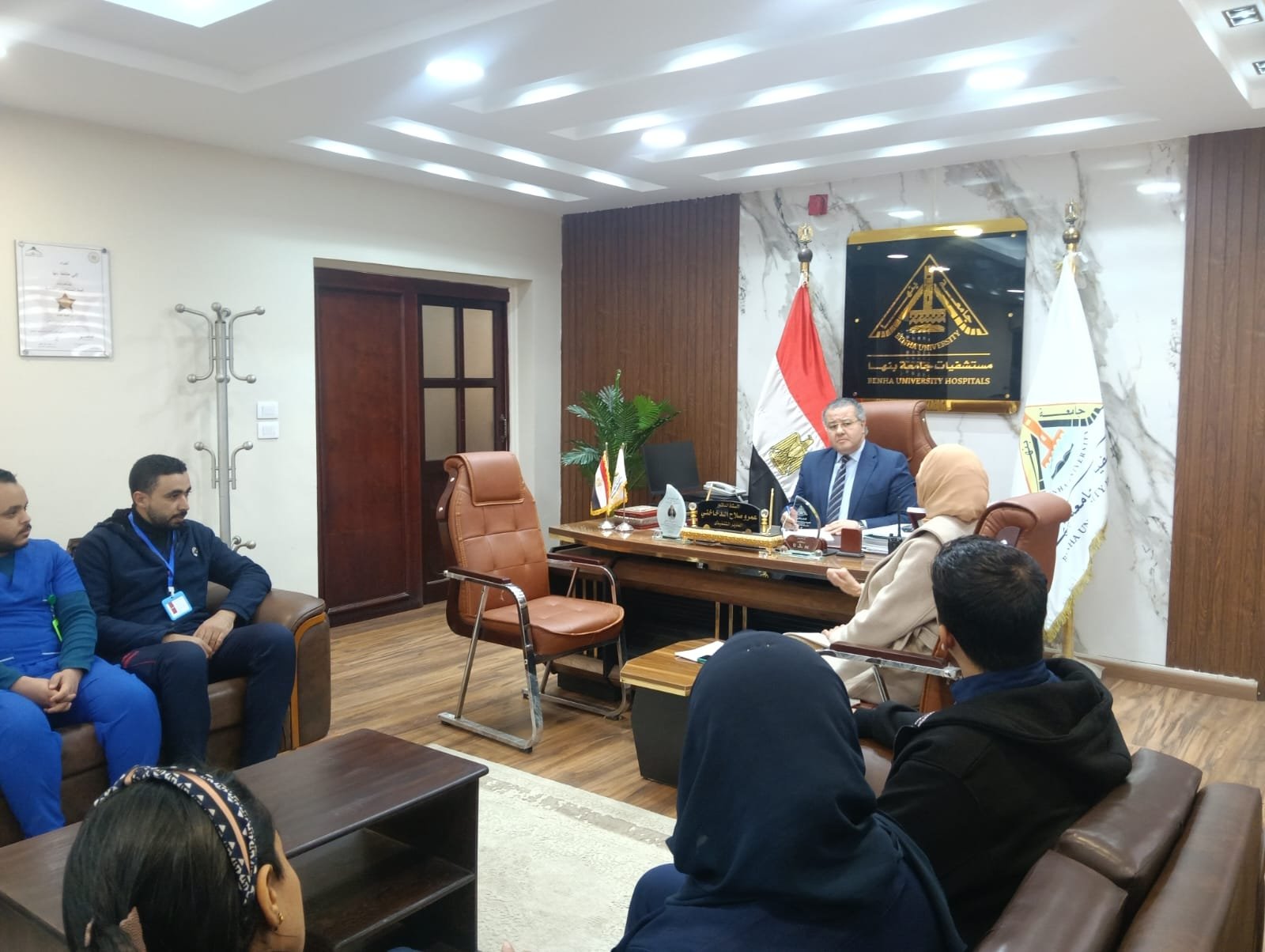 عمرو الدخاخنى المدير التنفيذي لمستشفيات جامعة بنها يُشيد بالدور المحوري لهيئة التمريض في تقديم الرعاية الصحية