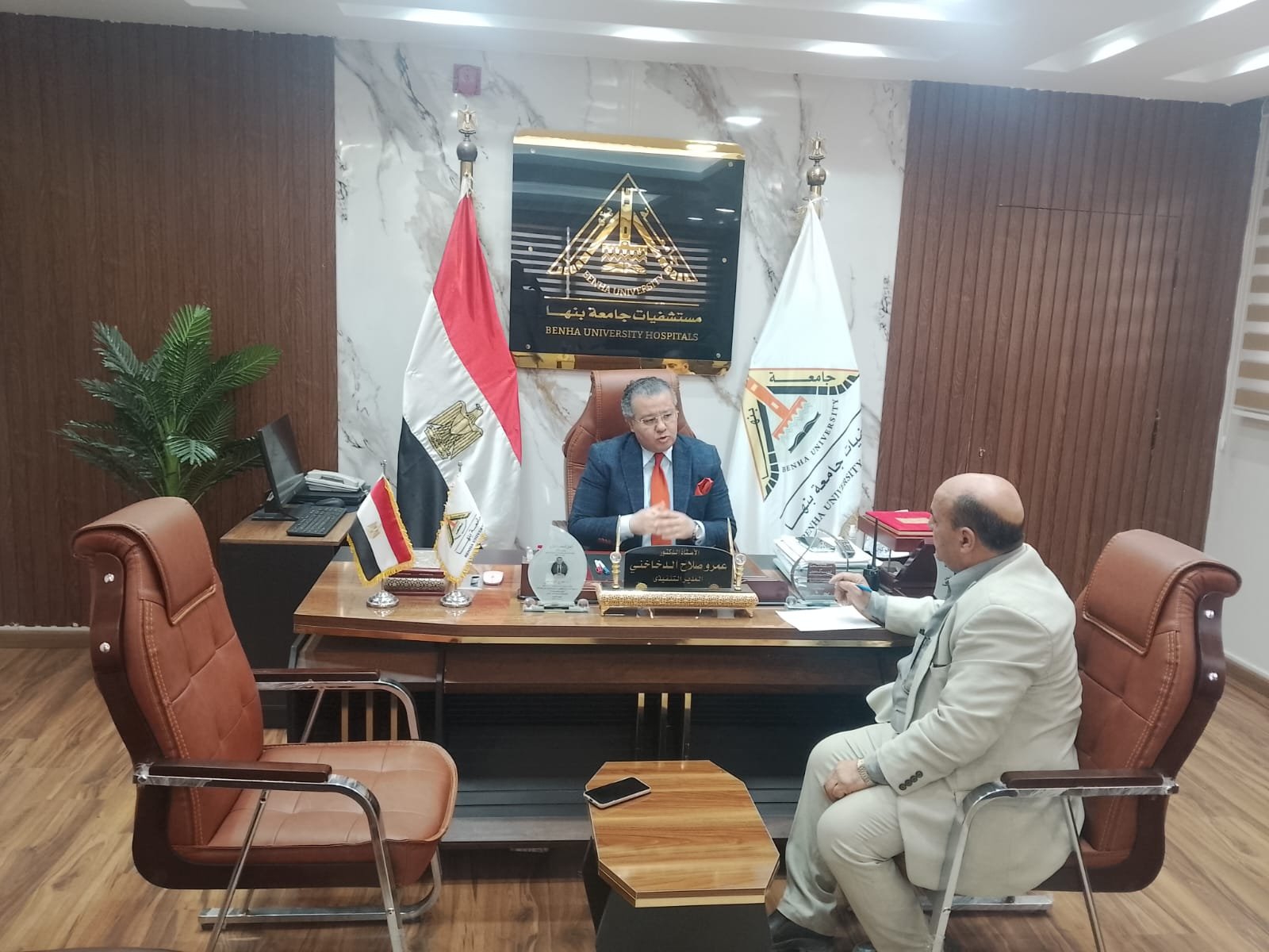 تطوير المنظومة الصحية بمستشفى بنها الجامعى بأعلى جودة عالمية
