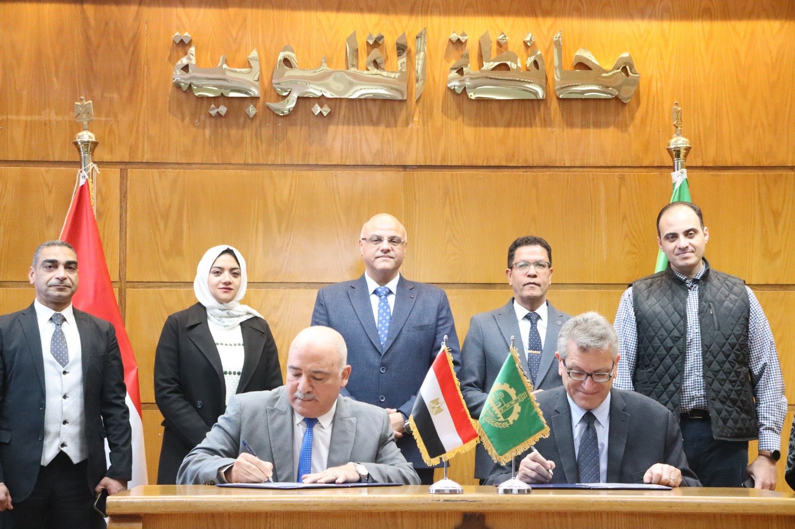 محافظ القليوبية ورئيس جامعة بنها يشهدان توقيع بروتوكول تعاون طبي للارتقاء بالخدمات الصحية بالمحافظة
