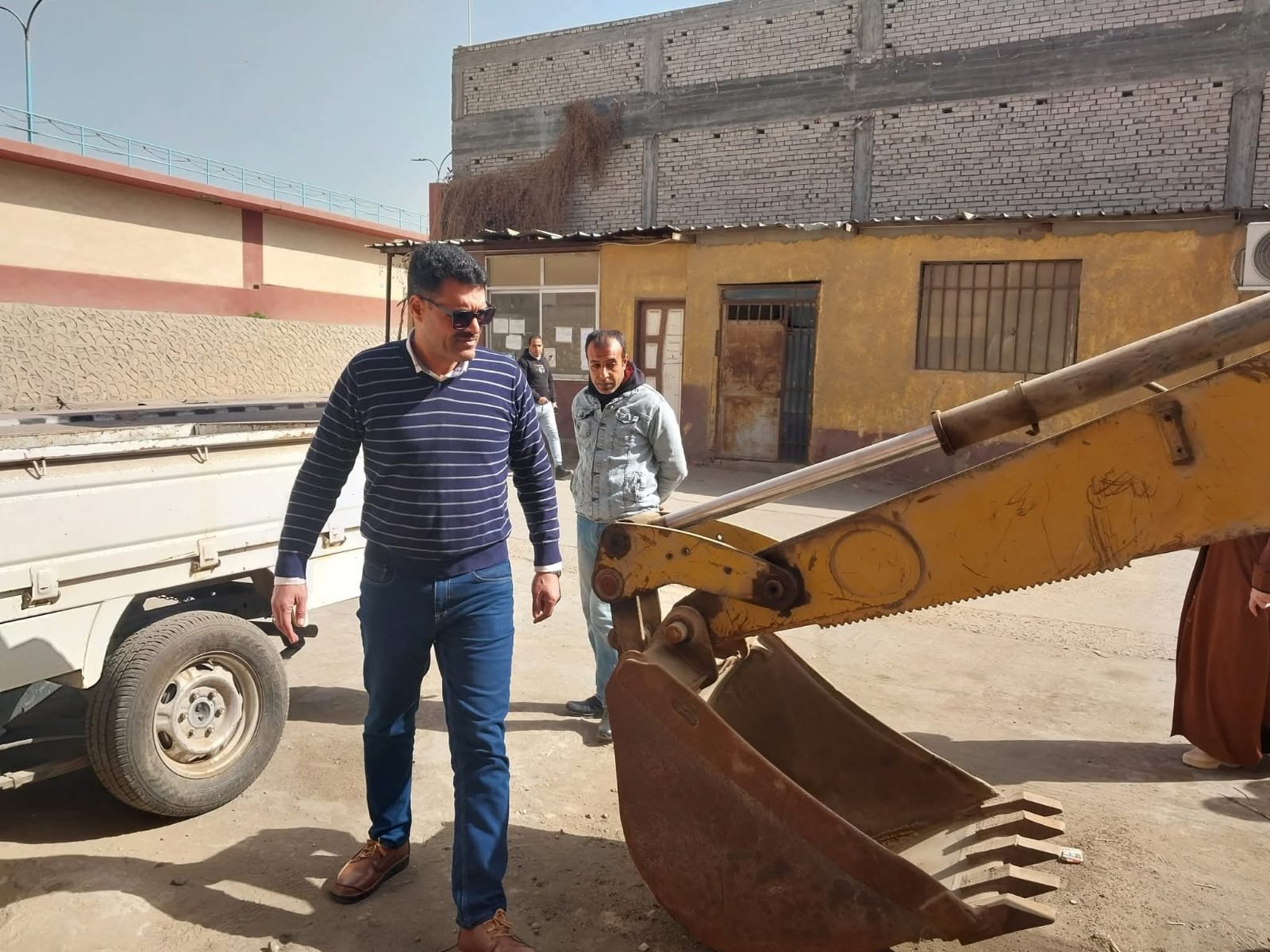 رئيس شركة مياه القليوبية يتابع أعمال ورشة صيانة المعدات والسيارات ويوجه بسرعة إنجاز الإصلاحات جميع الأعطال