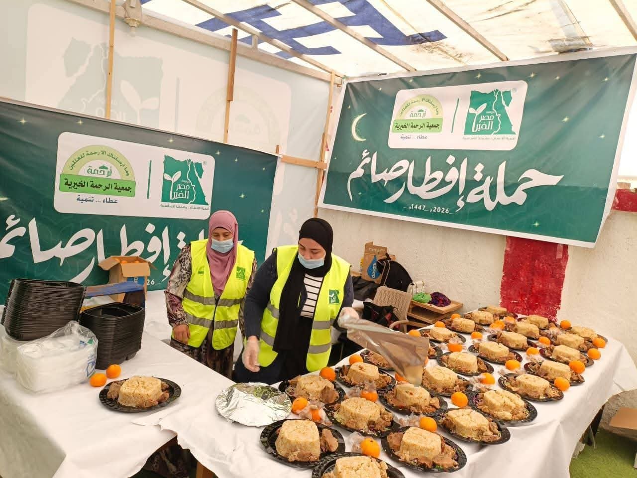 عطاء متواصل في سادس أيام رمضان .. “قطار الخير ٢” يدعم الأسر الأولى بالرعاية بوادي النطرون وحوش عيسى بن ١٨٥٠ وجبة إفطار