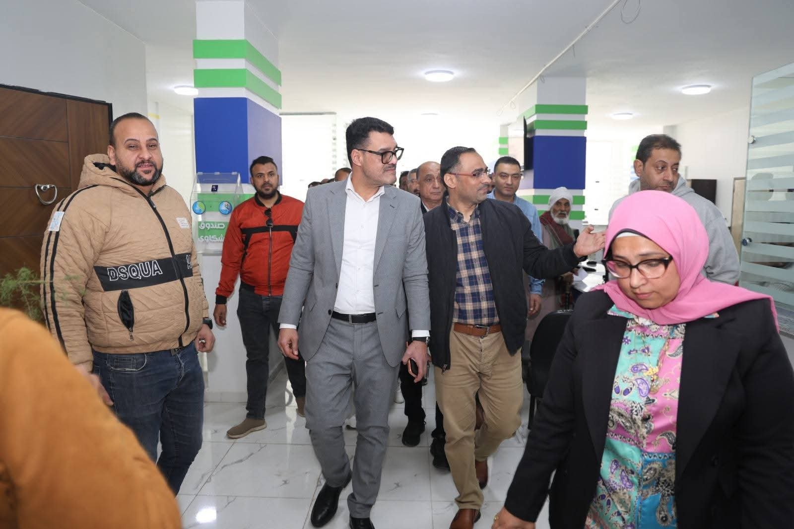 رئيس شركة مياه القليوبية يتابع تقديم الخدمة بمركز غرب شبرا الخيمة بعد نقله لمقره الجديد
