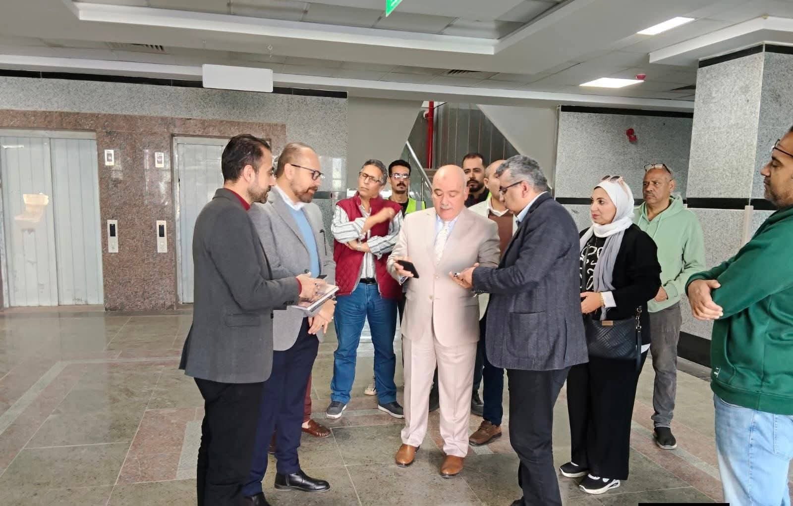 مساعد وزير الصحة يتفقد مستشفى العبور بالقليوبية لتسريع دخولها الخدمة