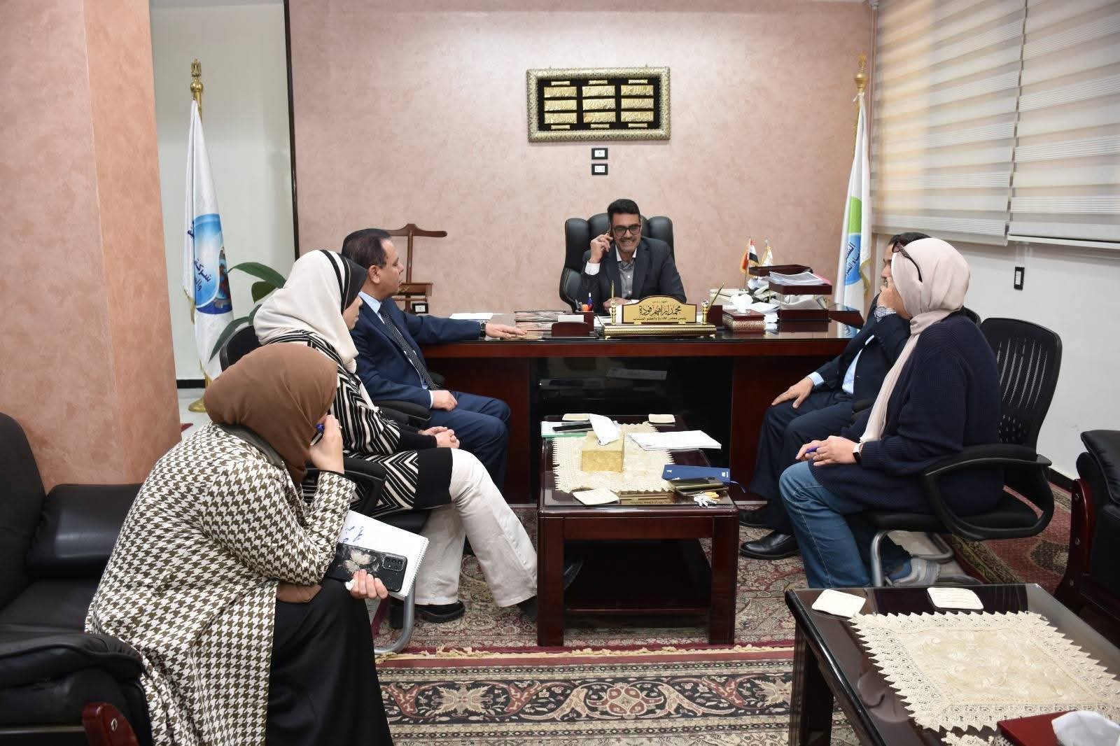 رئيس شركة مياة الشرب يستقبل عددًا من أعضاء مجلس النواب لبحث ملفات مياه الشرب والصرف الصحي بالقليوبية