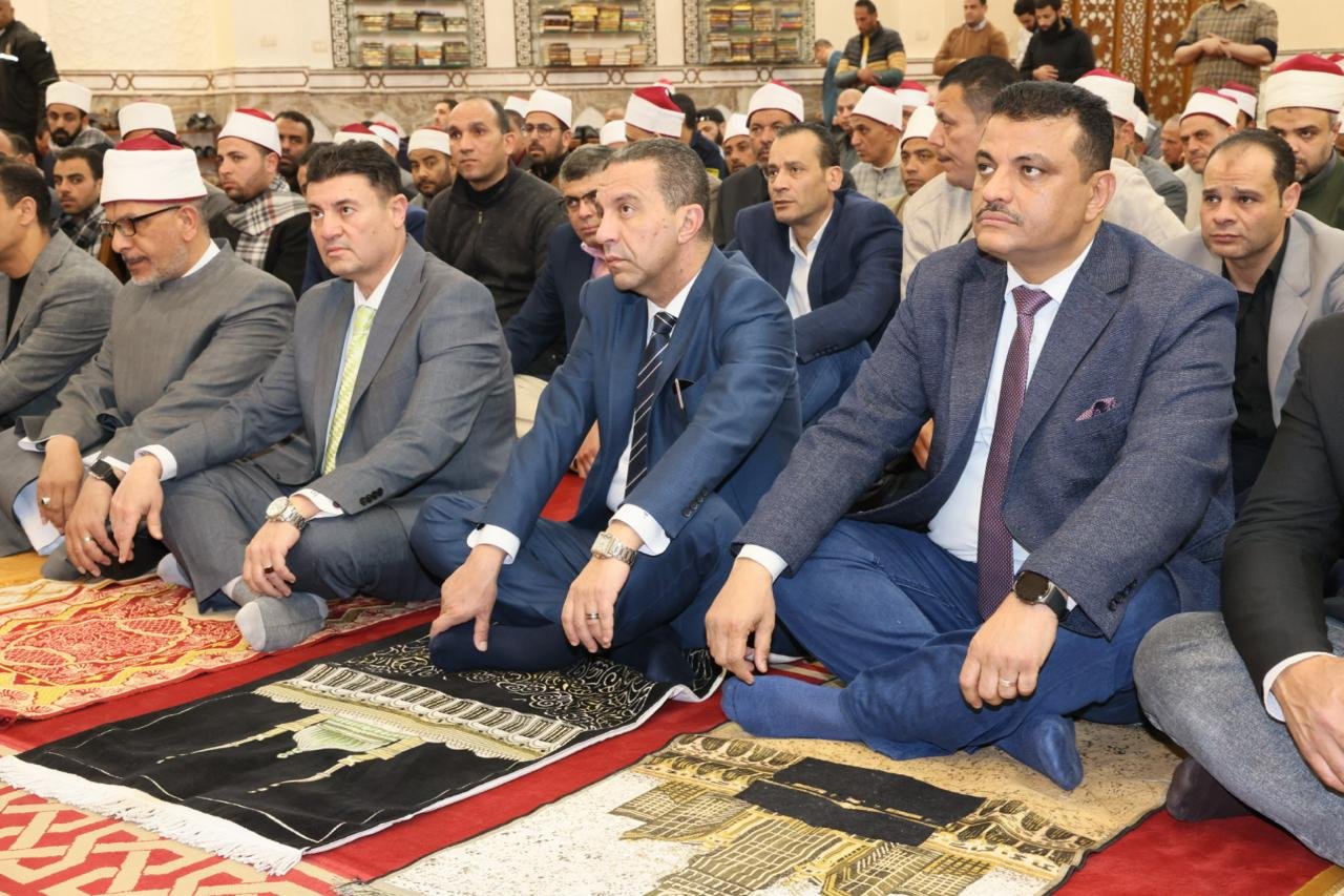 محافظ القليوبية يشهد احتفالية ليلة القدر بمسجد ناصر بمدينة بنها