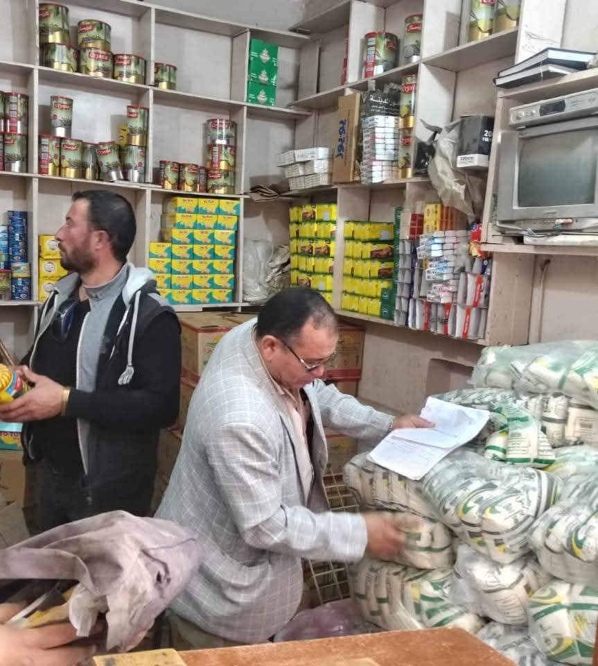 شن حملة تموينية مفاجئة على الأسواق والمخابز و تحرير محاضر للمخالفين بالقليوبية