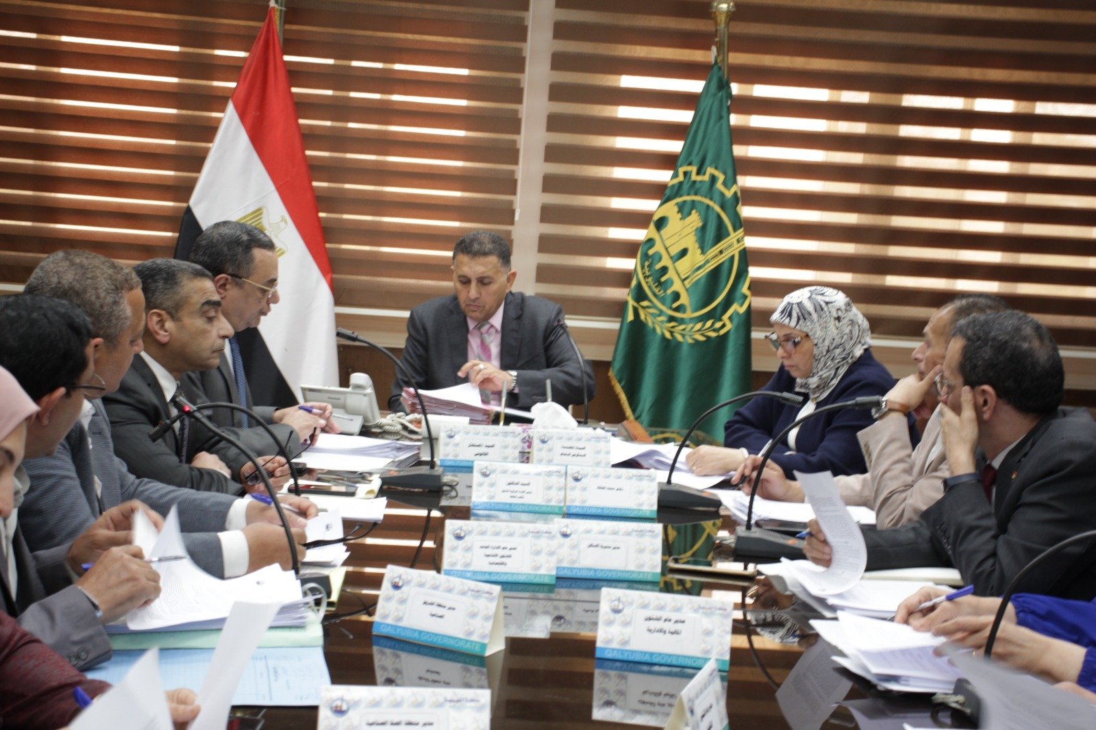 محافظ القليوبية يترأس اجتماع مجلس إدارة المناطق الصناعية لبحث طلبات المستثمرين