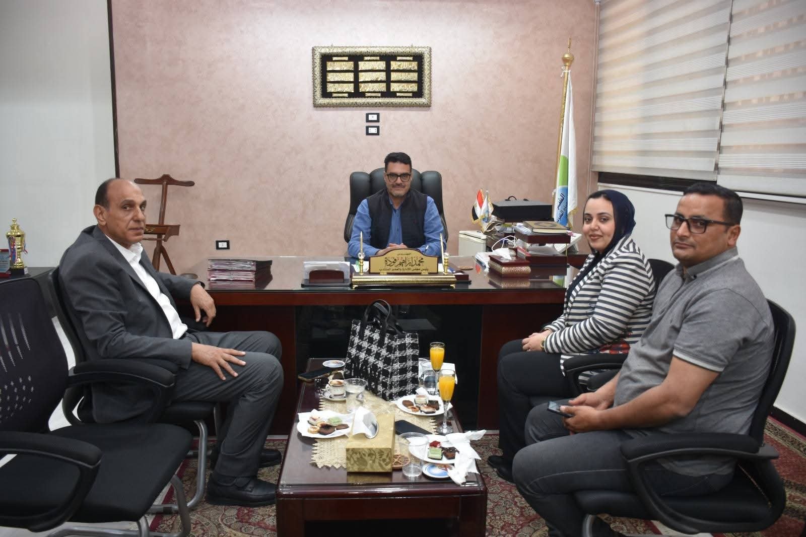 رئيس شركة مياه القليوبية يلتقي النائبة دنيا سيف لبحث ملفات مهمة