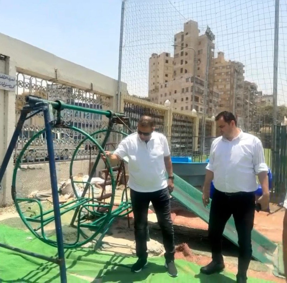 الفرماوي يتفقد نادي النيل بشبرا الخيمة لبحث أعمال التطوير ومتابعة إجراءات الأمن والسلامة