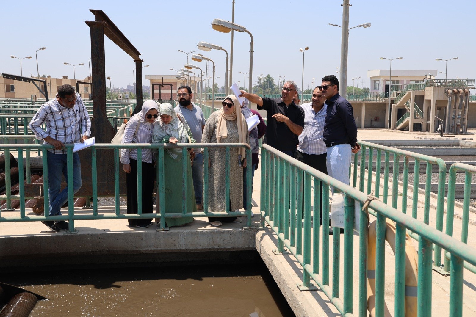 فودة يتفقد محطة معالجة صرف صحي دملو ويوجه بسرعة إنهاء إجراءات تسليم التوسعات وتشغيلها بكامل طاقتها