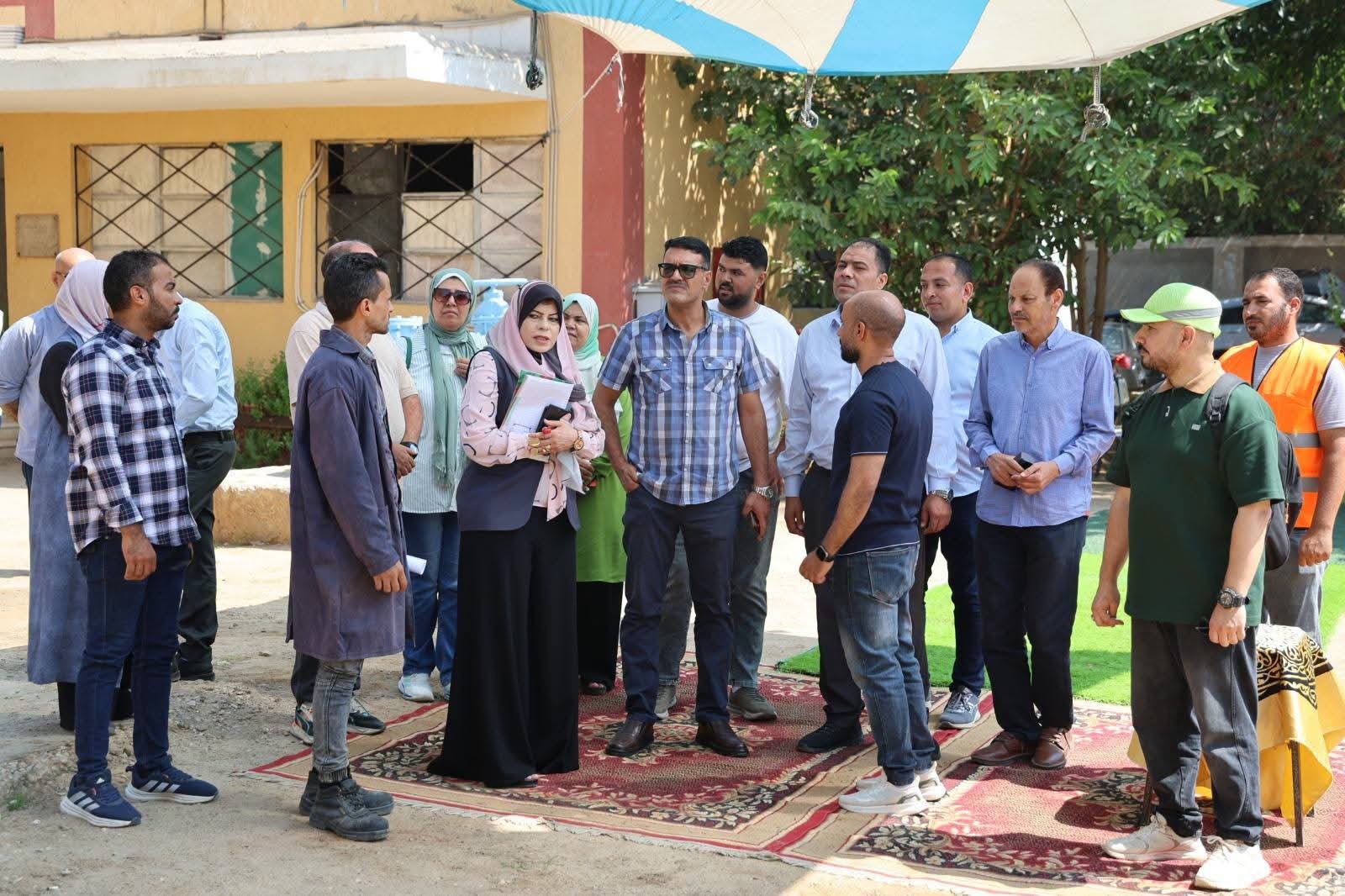 رئيس مياه القليوبية يتفقد محطة مياه الشرب الارتوازية بعرب العيايدة لبحث زيادة كميات المياه بالقرية